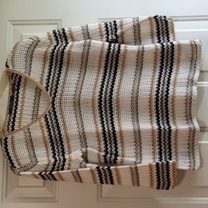 Women's Liz Claiborne Sweater Striped Size Large Bust 38 "